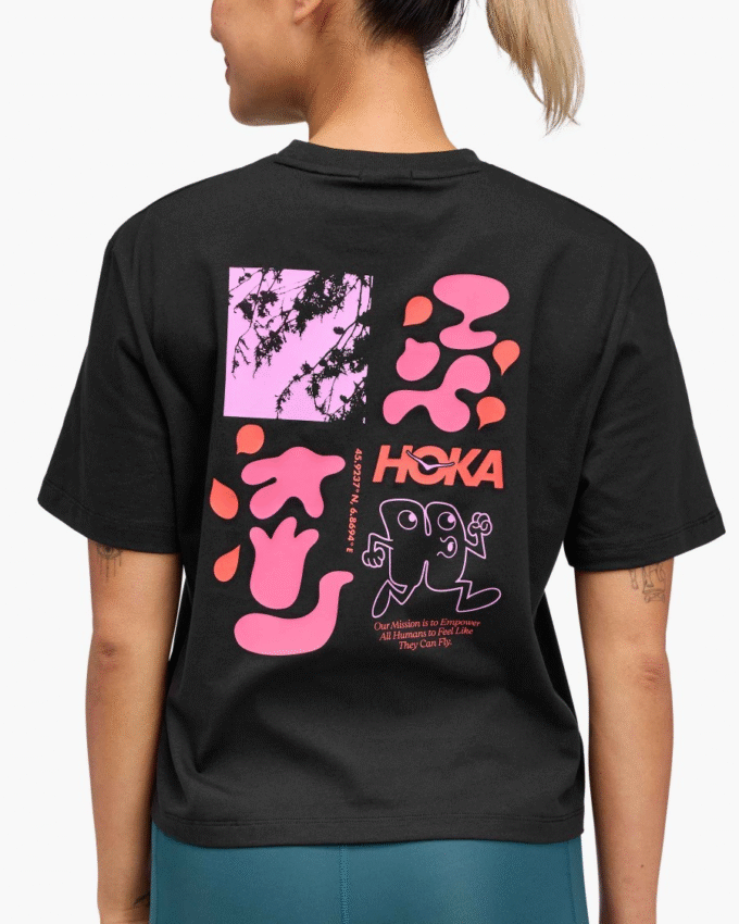 Hoka Kolaj Kısa Kollu Tişört