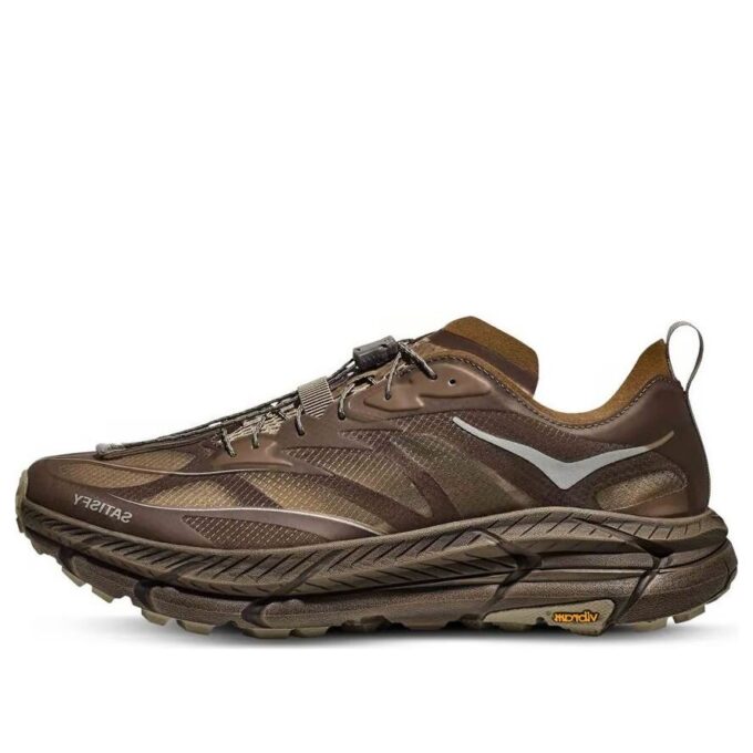 HOKA x Satisfy Mafate Speed  4 Lite ‘Rubber’