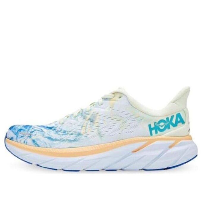 (WMNS) Clifton 8 Geniş ‘Beyaz Mavi’