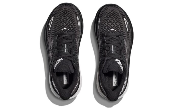 (WMNS) Clifton 9 Geniş ‘Siyah Beyaz’