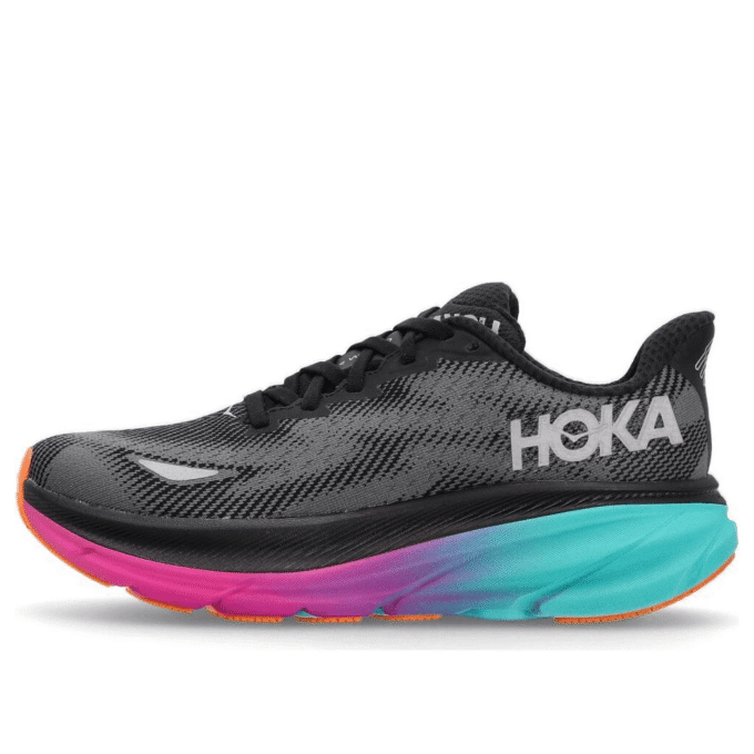 (WMNS) Clifton 9 Gore-Tex ‘Siyah Elektrik Aqua’