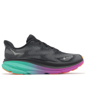 (WMNS) Clifton 9 Gore-Tex ‘Siyah Elektrik Aqua’