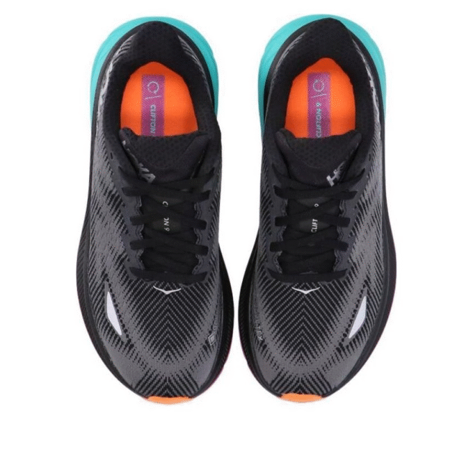 (WMNS) Clifton 9 Gore-Tex ‘Siyah Elektrik Aqua’